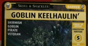 Pathfinder Adventure Card Game: Skull & Shackles – “Goblin Keelhaulin’ ” Promo Card