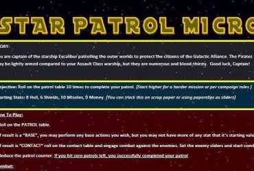 Star Patrol Micro